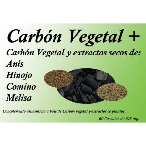 CARBON VEGETAL+ 60CAPS ALCAVIT90+