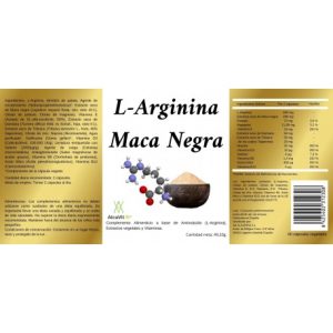 L-ARGININA MACA NEGRA 60CAPS ALCAVIT90+
